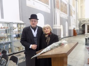 Aktoriai P.Venslovas ir Olita Dautartaitė