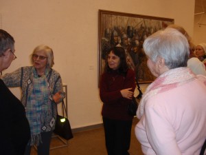 Dalė Bingelienė dalinasi savo prisiminimais apie  pažintį su dailininku Sauka