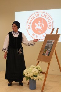 Lina Sinkevičienė atidaro renginį Kačerginėje